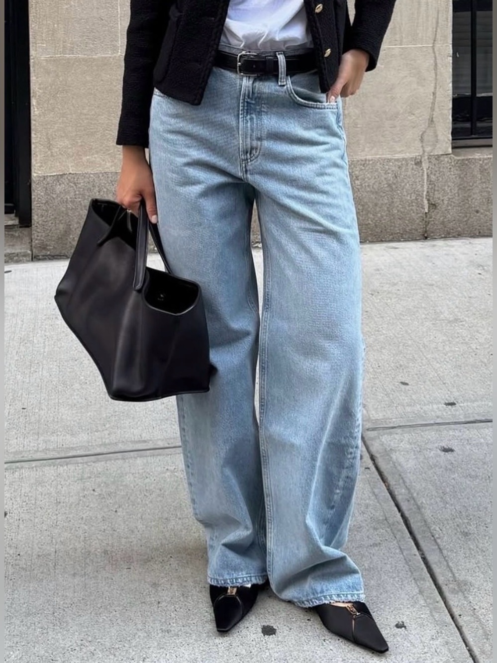 AGOLDE 23 Low Curve Jeans in Force Light Wash